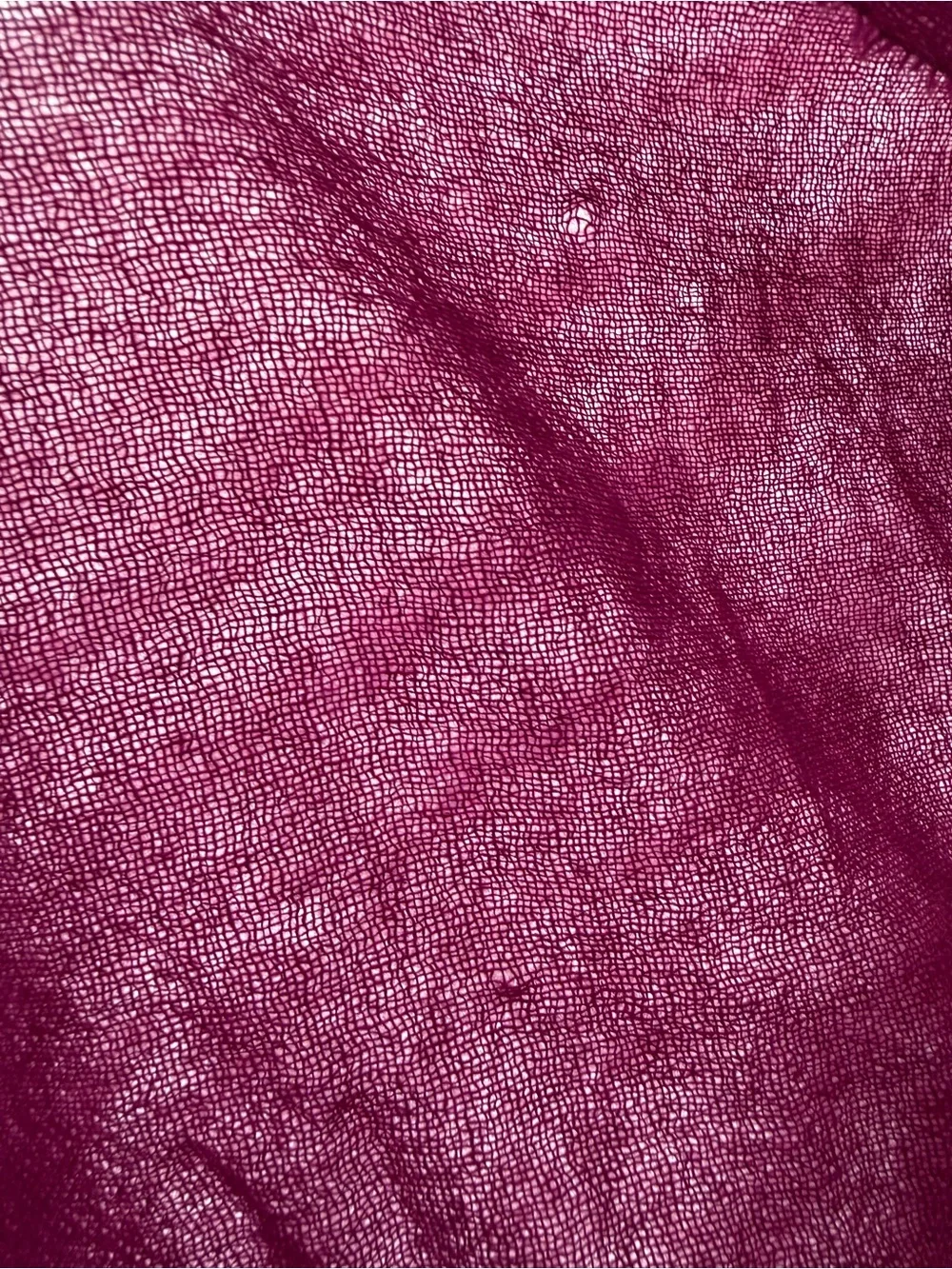 Saks Fifth Avenue BLACK Cashmere Wrap Lightweight Scarf Open Weave Fuchsia